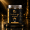 DG Herbal Maharaja Majun premium Ayurvedic herbal wellness formula jar with luxurious black and gold packaging for energy, stamina, immunity, and vitality support.