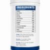 LeanX herbal supplement container showing ingredient information, usage instructions, caution details, and storage guidelines on the label.