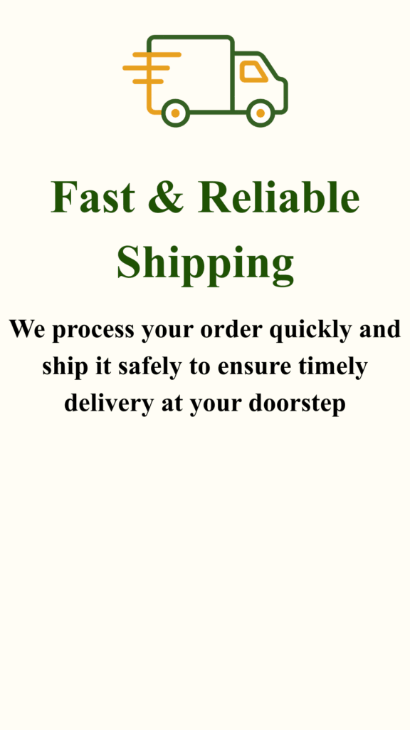 Fast and reliable shipping illustration featuring a delivery truck icon representing quick and secure doorstep delivery services.